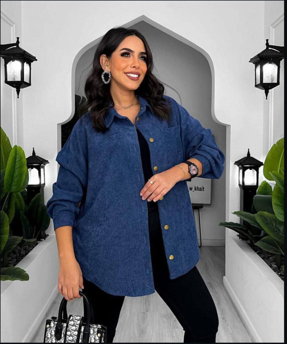 ⁦شيميز قطيفه مضلع⁩ - الصورة ⁦3⁩