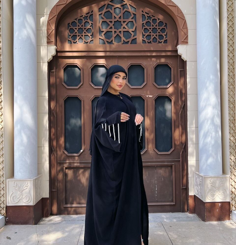 عبايه كم لولي تطريز