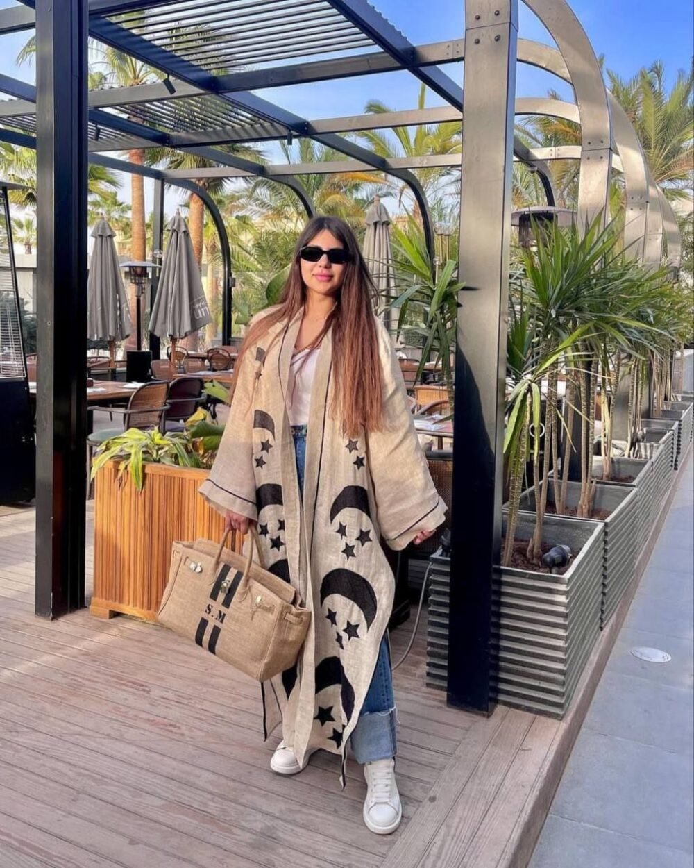 قفطان كتان هلال