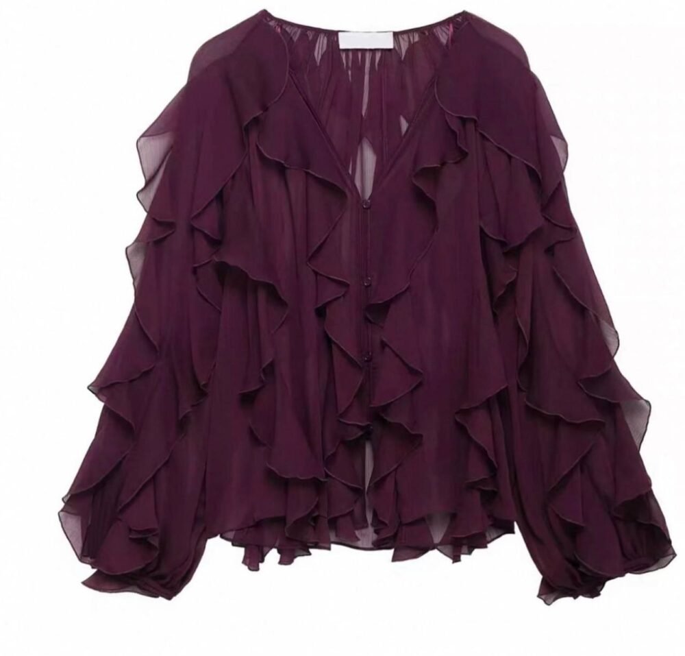 ⁦بلوزة شيفوون⁩ - الصورة ⁦5⁩