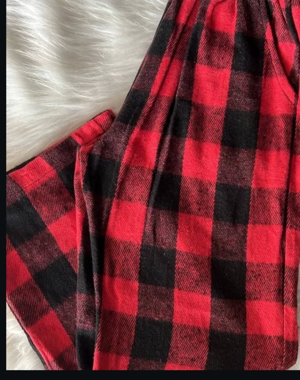 ⁦❤️🖤 بنطلون صوف مربعات⁩ - الصورة ⁦6⁩