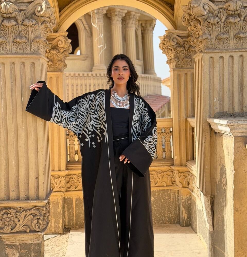 قفطان تطريز أسلامي 🖤